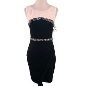 Loveappella White & Black Liza Knit Dress Stitch Fix New Size XS